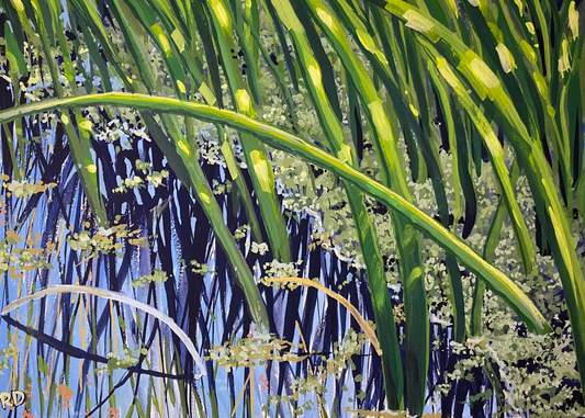 Pond Reeds Greeting Cards (Pack of 10)