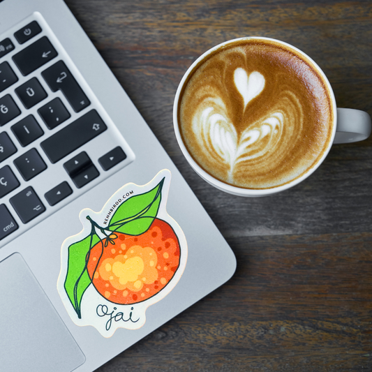 Ojai Pixie Tangerine Stickers (Pack of 3)