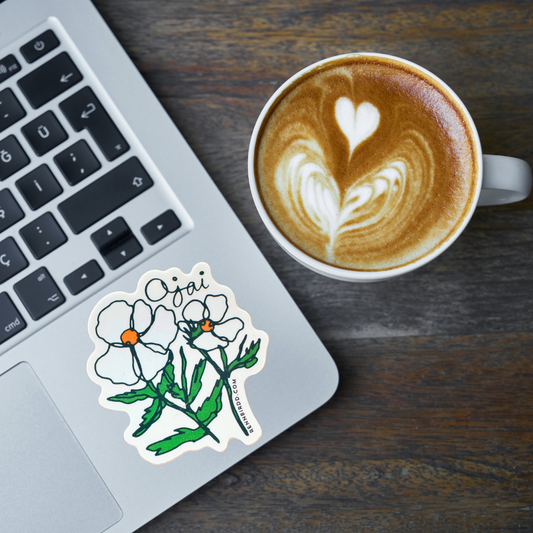 Ojai Poppy Stickers (Pack of 3)