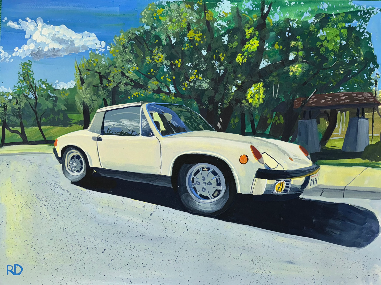 Car Portrait Paintings