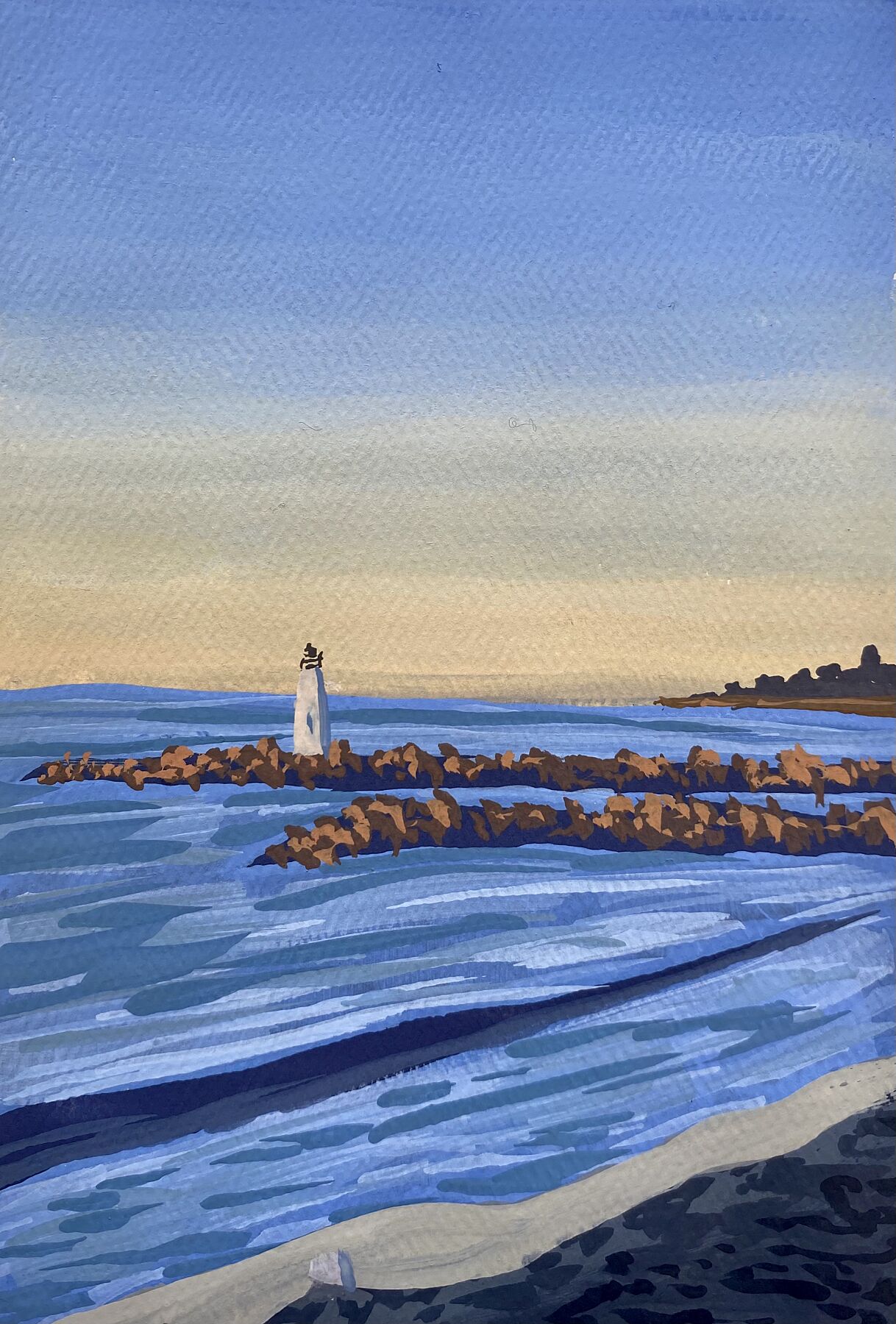 Harbor Lighthouse Art Print