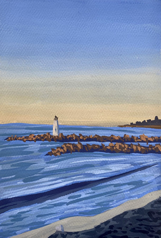 Harbor Lighthouse Art Print
