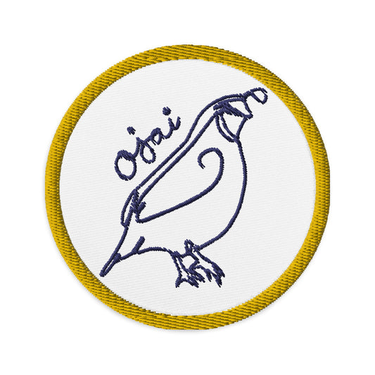 Ojai Quail Embroidered Patches