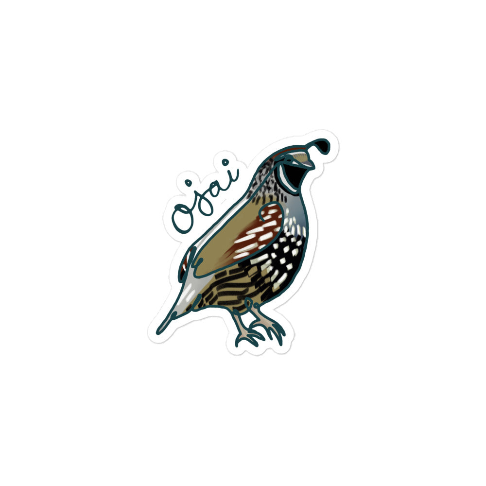 Ojai Quail Sticker