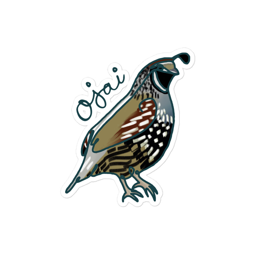 Ojai Quail Sticker