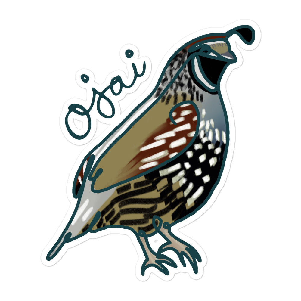 Ojai Quail Sticker